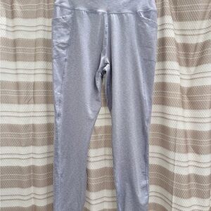 Purple  High-Waisted Leggings